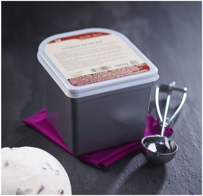Glace maître artisan stracciatella
