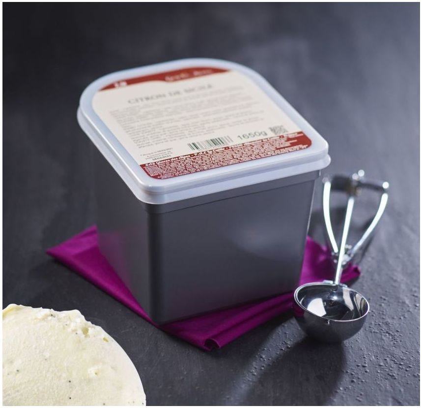 Glace maître artisan vanille