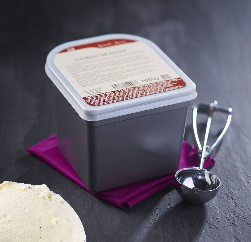 Glace maître artisan vanille