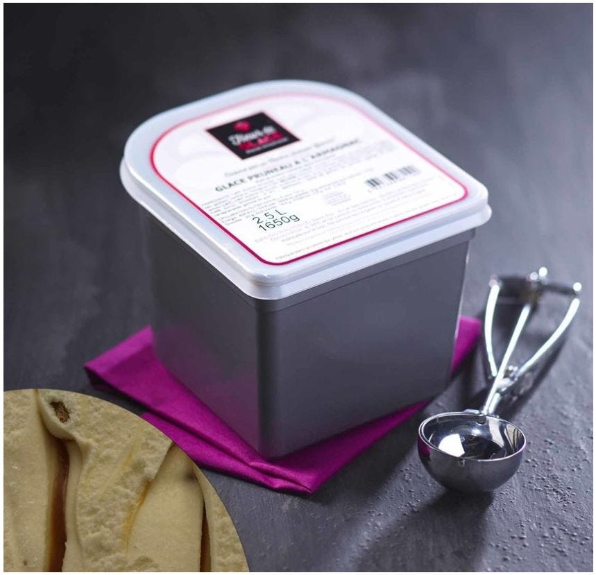 Glace maître artisan vanille pécan