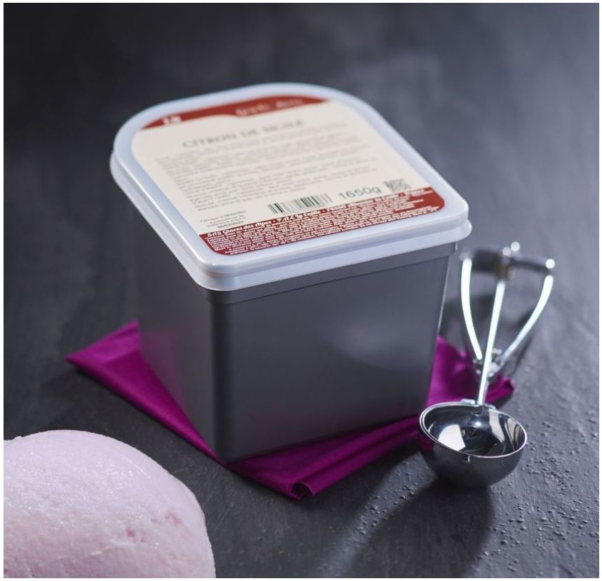 Glace maître artisan violette