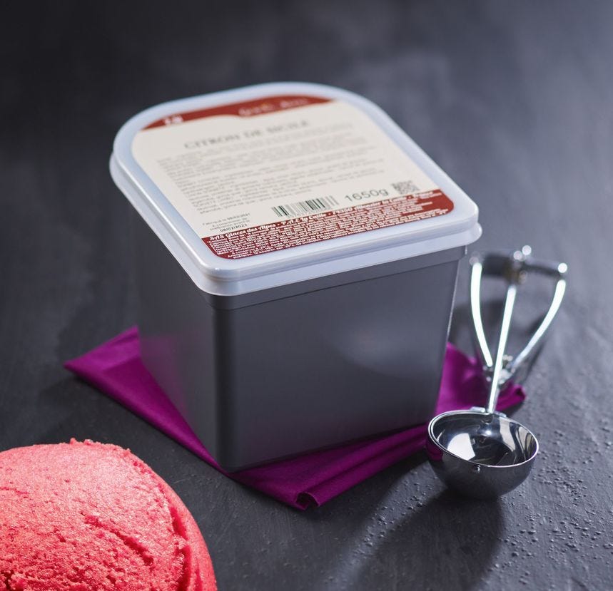 Sorbet maître artisan cerise
