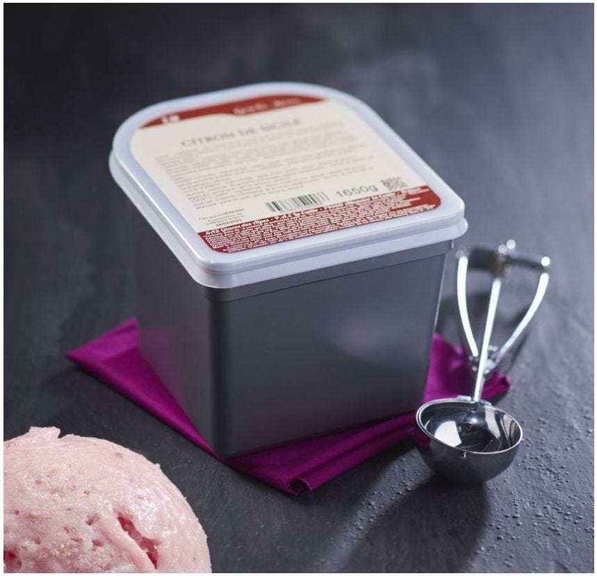 Sorbet maître artisan figue