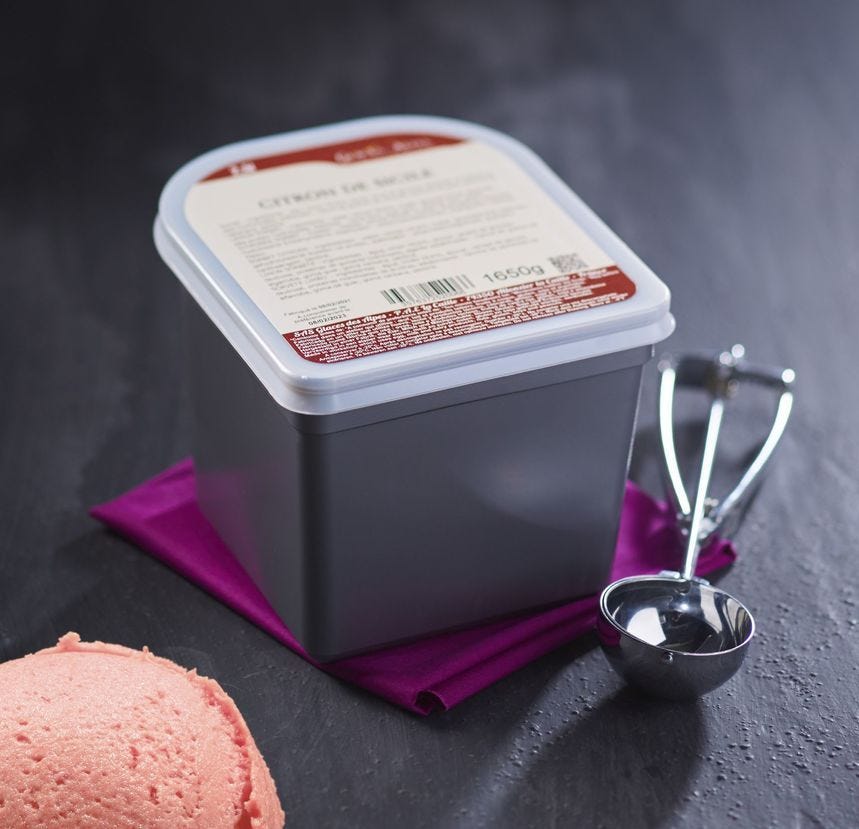 Sorbet maître artisan fraise