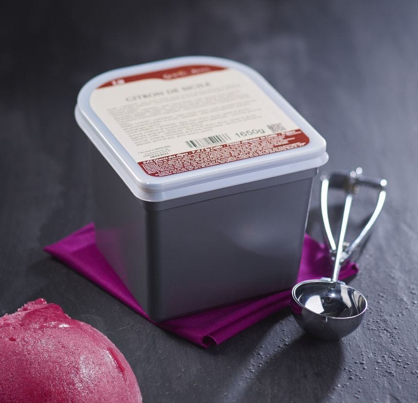 Sorbet maître artisan myrtille