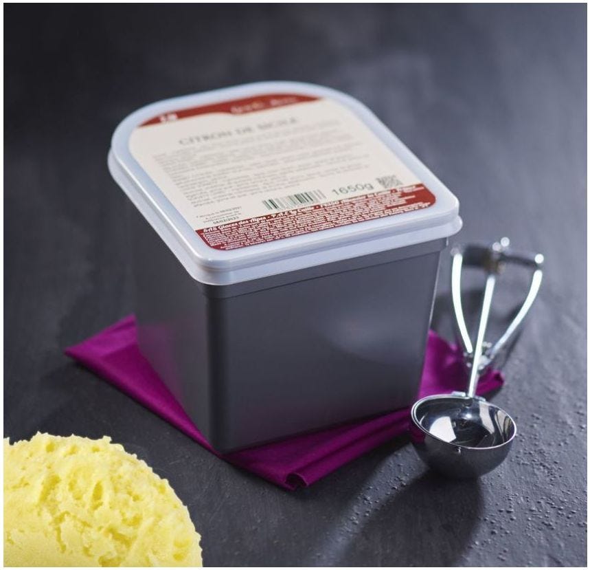 Sorbet maître artisan passion