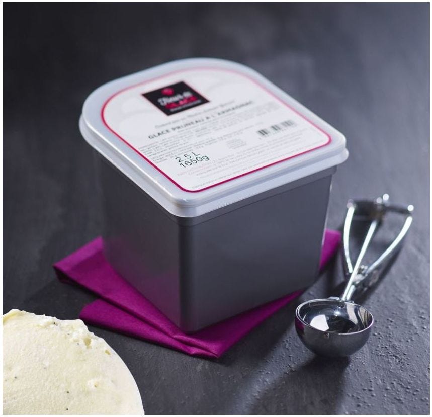 Glace maître artisan vanille