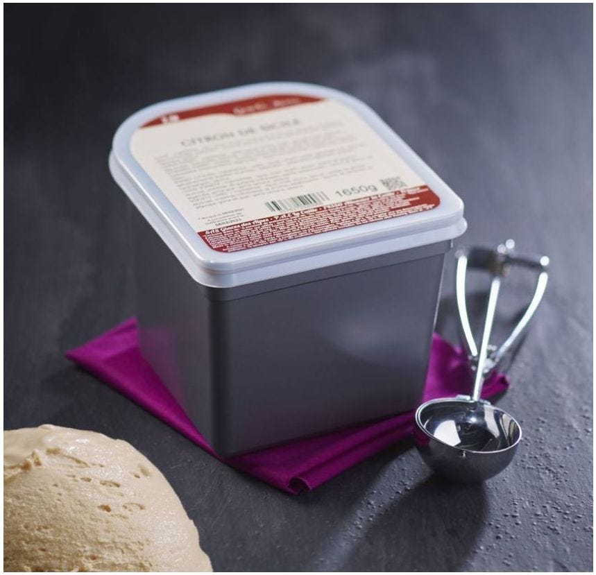 Glace maître artisan caramel au beurre salé