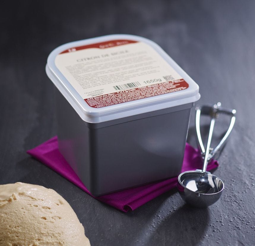 Glace maître artisan caramel au beurre salé 