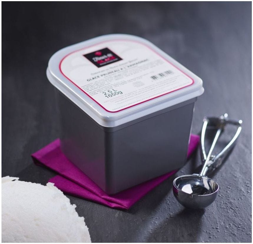 Glace maître artisan gingembre