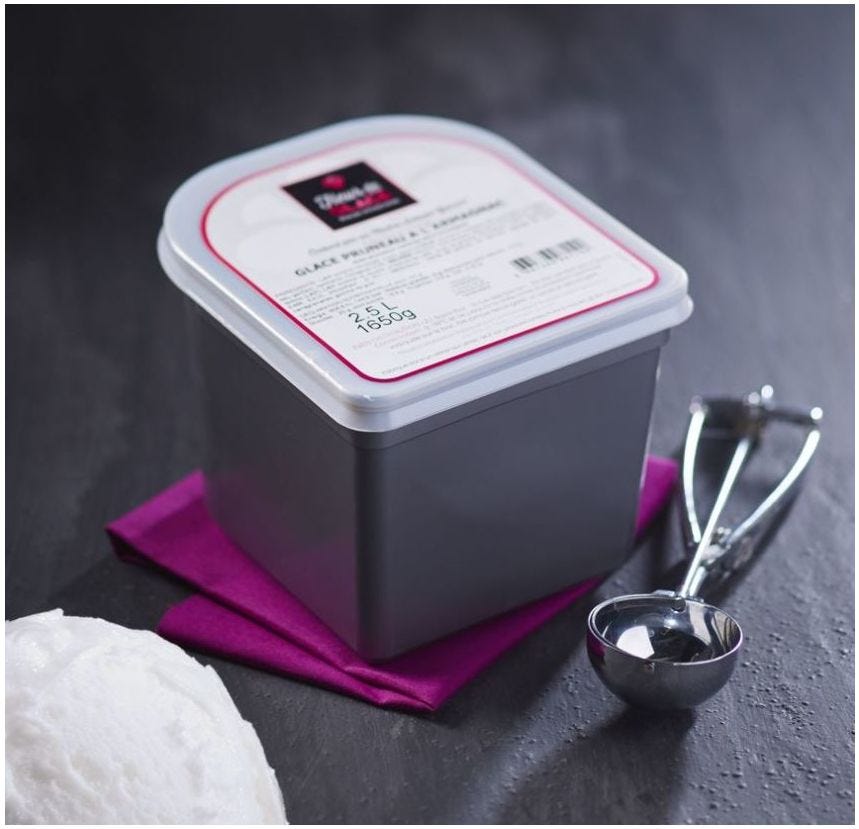 Glace maître artisan noix de coco
