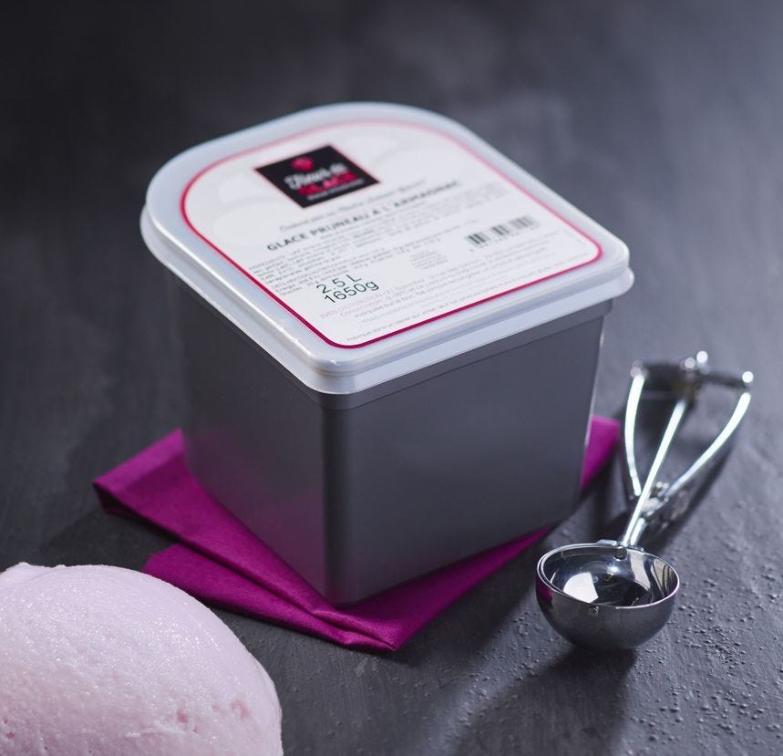 Glace maître artisan parfum violette 