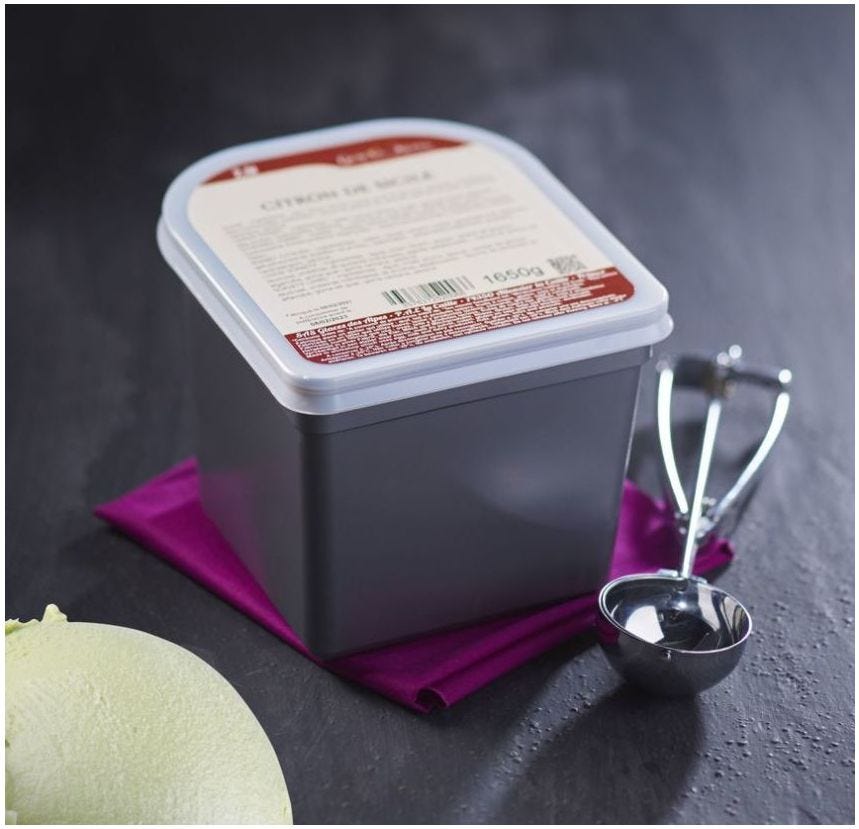 Glace maître artisan thé vert Matcha