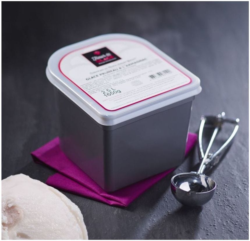 Glace maître artisan palet breton