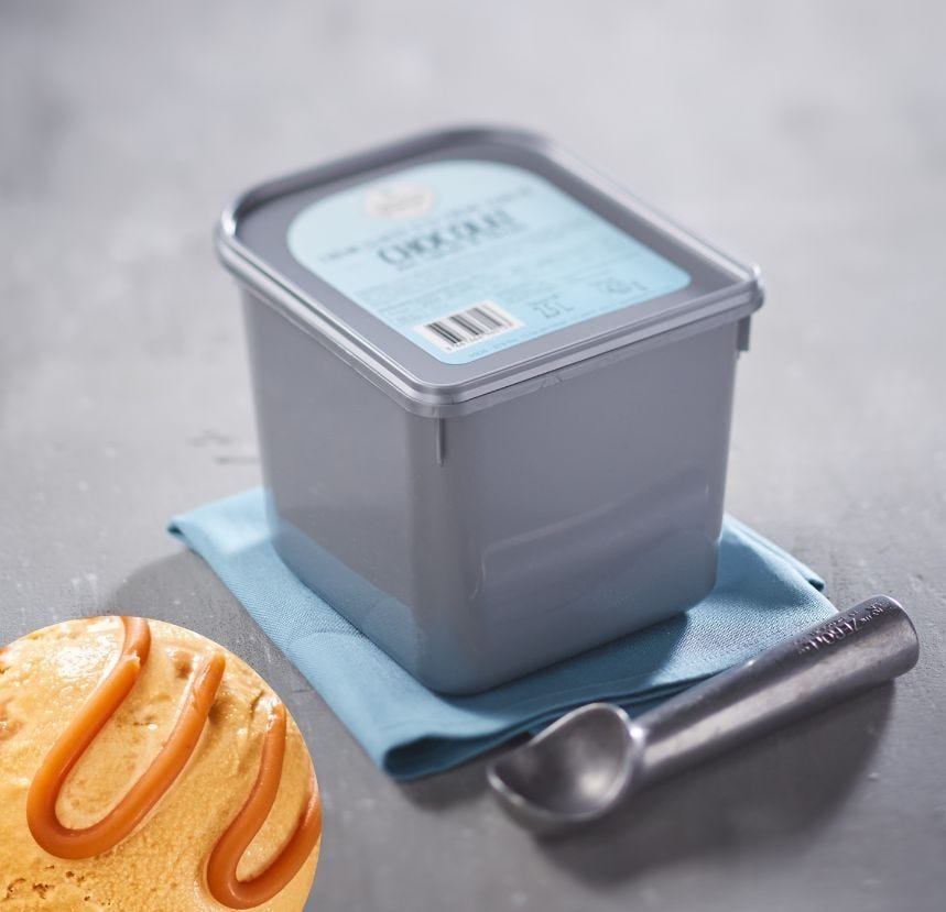 Crème glacée caramel au beurre salé