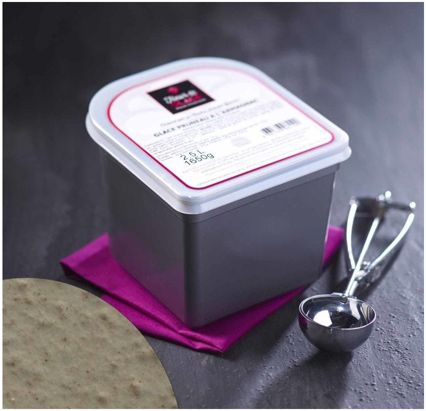 Glace maître artisan blé noir