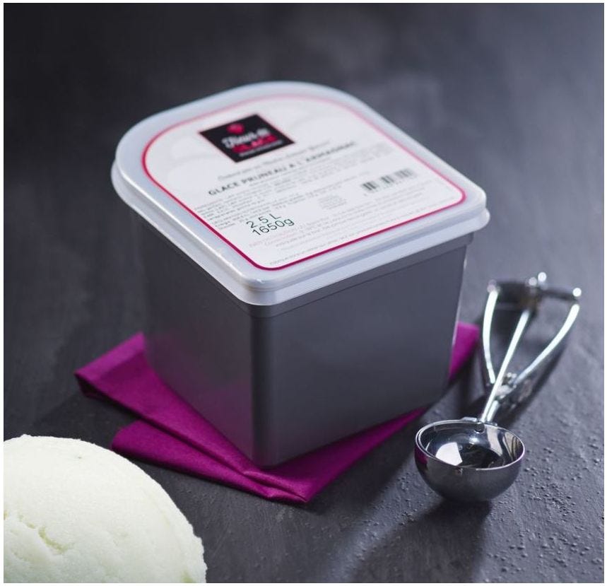 Sorbet maître artisan citron basilic