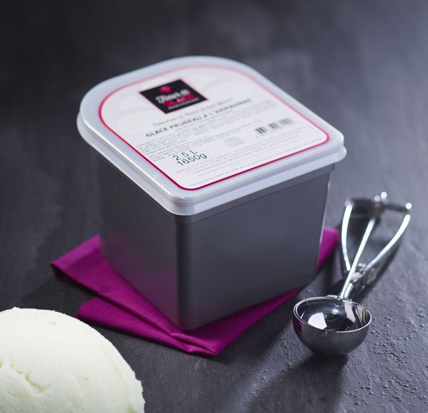 Sorbet maître artisan citron basilic 
