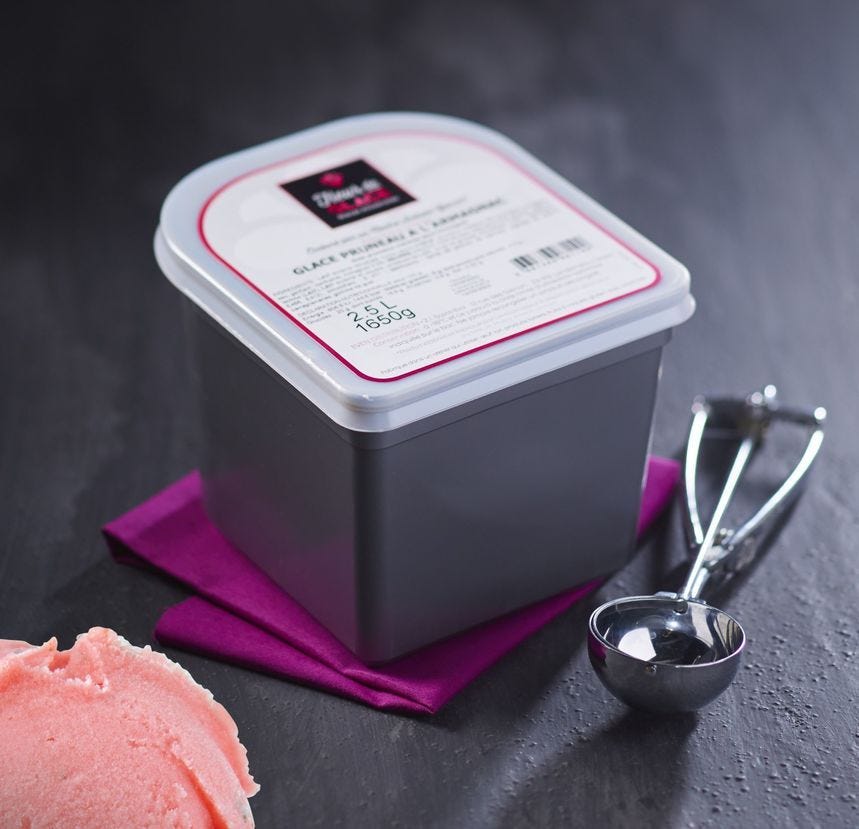Sorbet maître artisan fraise menthe douce