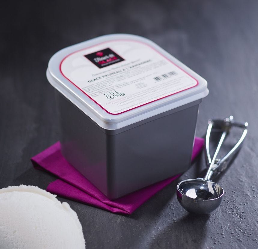 Glace maître artisan crème fraîche d'Isigny 