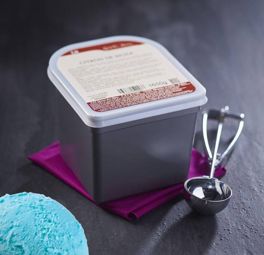 Glace maître artisan azzuro