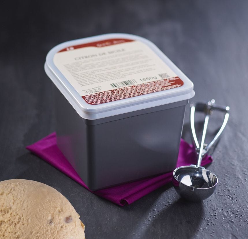 Glace maître artisan caramel beurre demi-sel d'Isigny