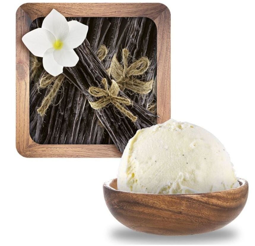 Glace maître artisan vanille