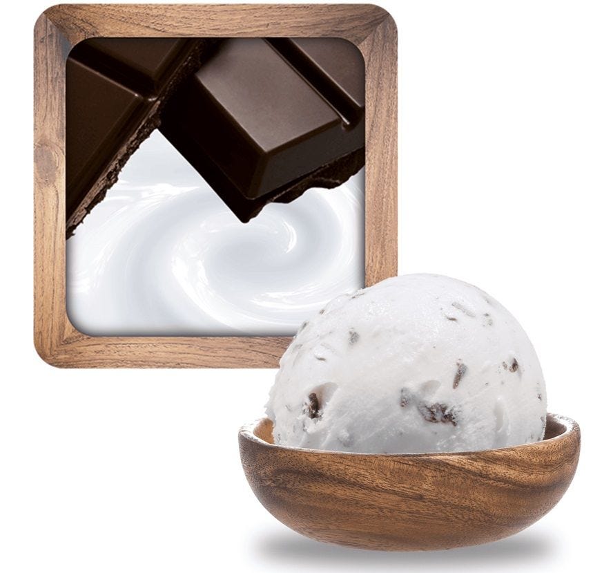 Glace maître artisan stracciatella