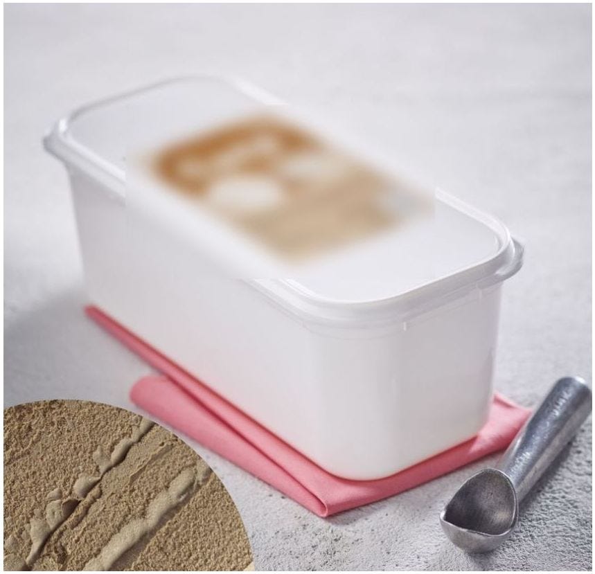 Glace saveur chocolat