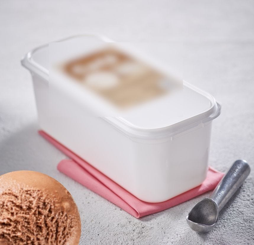 Glace parfum chocolat 