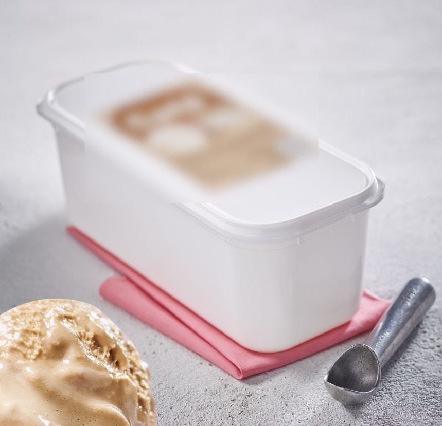 Glace parfum café 
