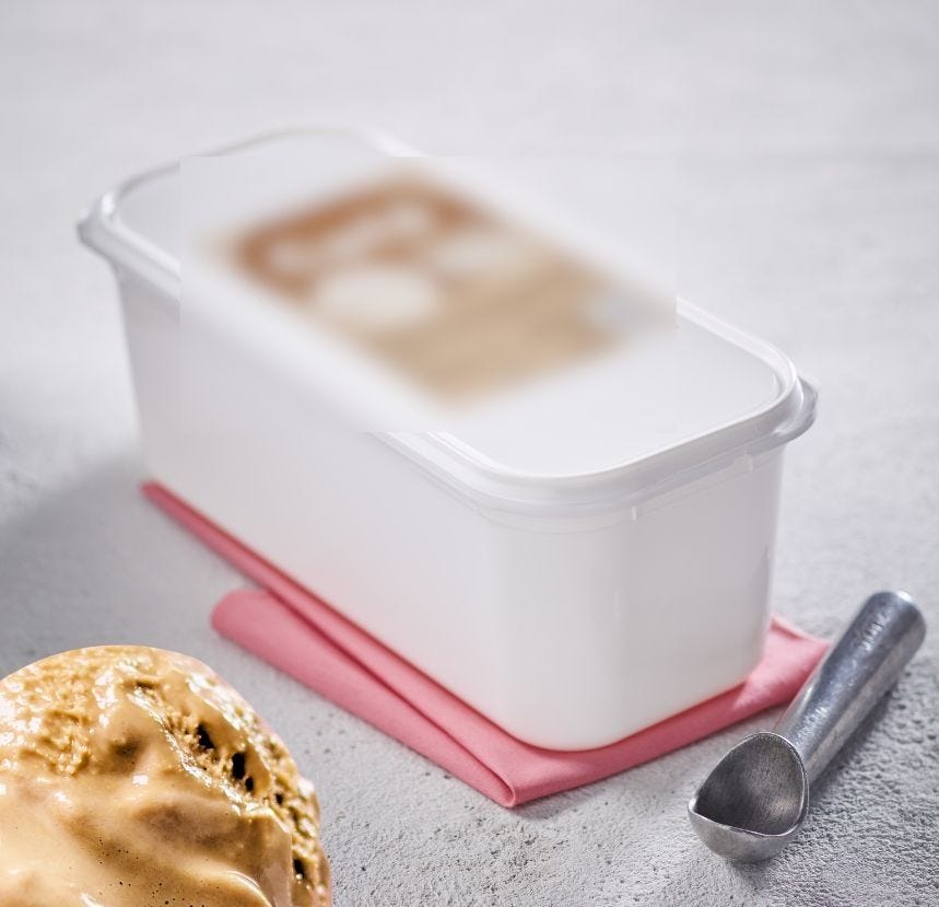 Glace parfum caramel salé