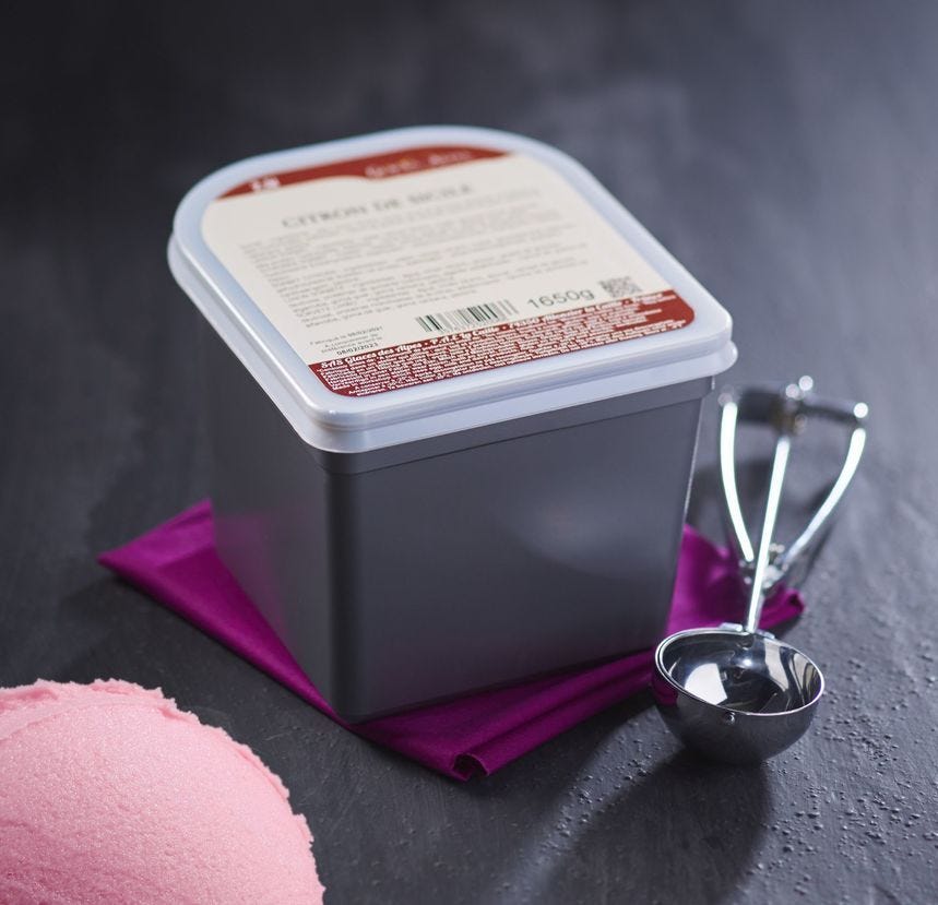 Glace maître artisan fraise 