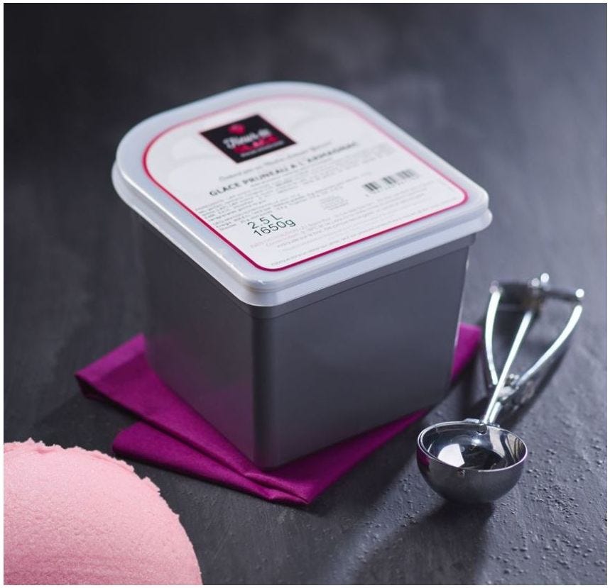 Glace maître artisan fraise