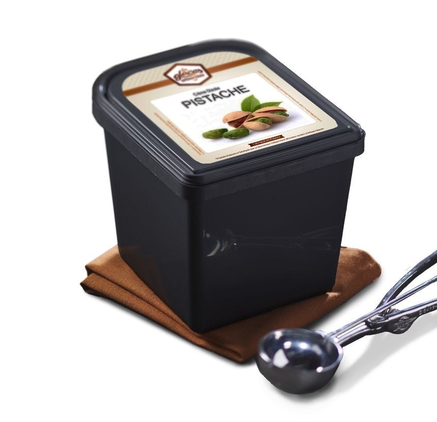 Crème glacée artisanale pistache 
