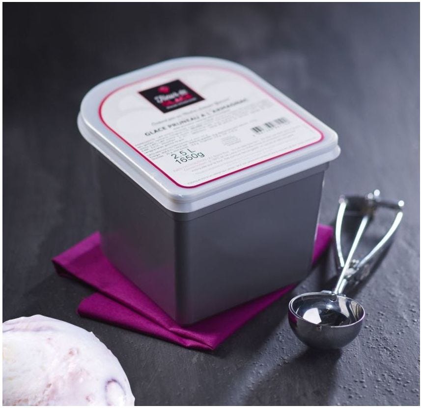 Glace maître artisan ourson