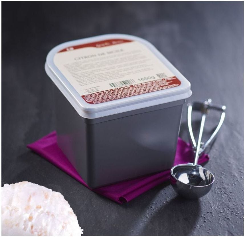 Glace maître artisan rousquille Catalane