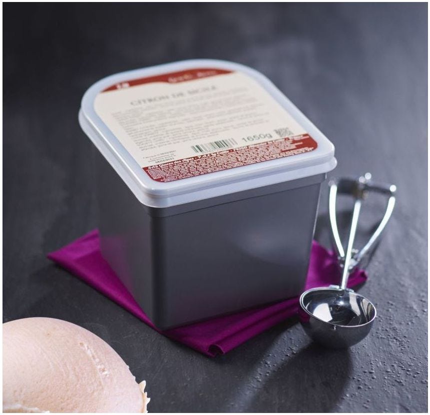 Glace maître artisan turron