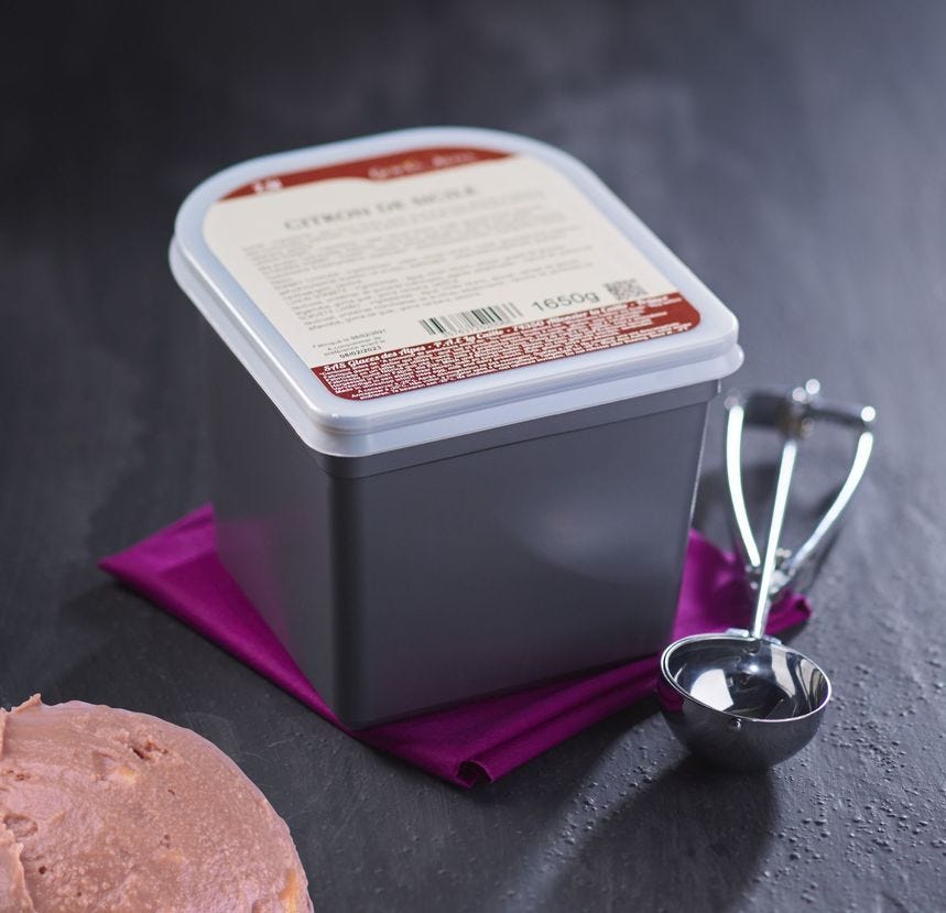 Glace maître artisan rocher praliné