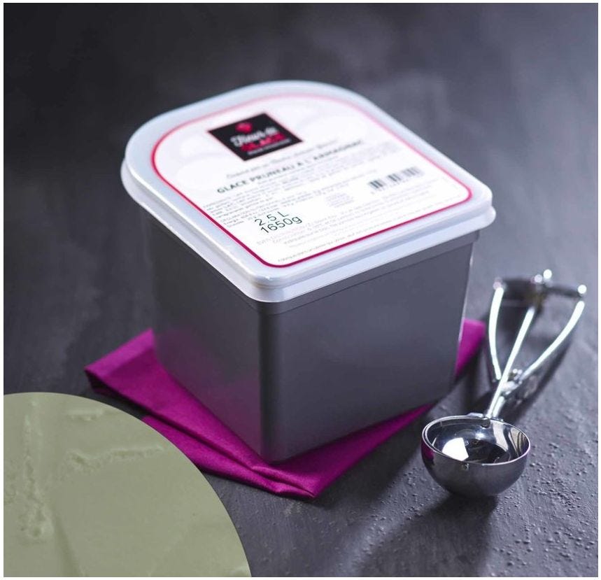 Glace maître artisan lait ribot