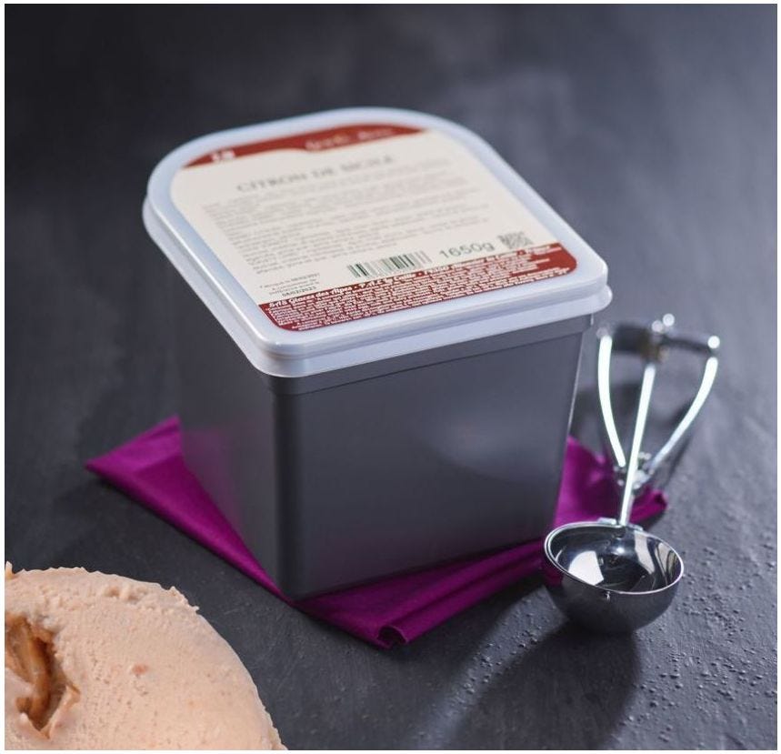 Glace maître artisan chouchou