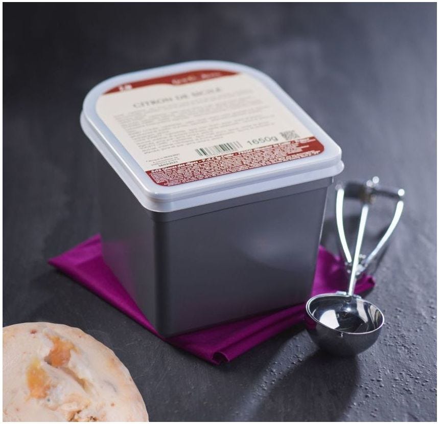 Glace maître artisan barre caramel cacahuète