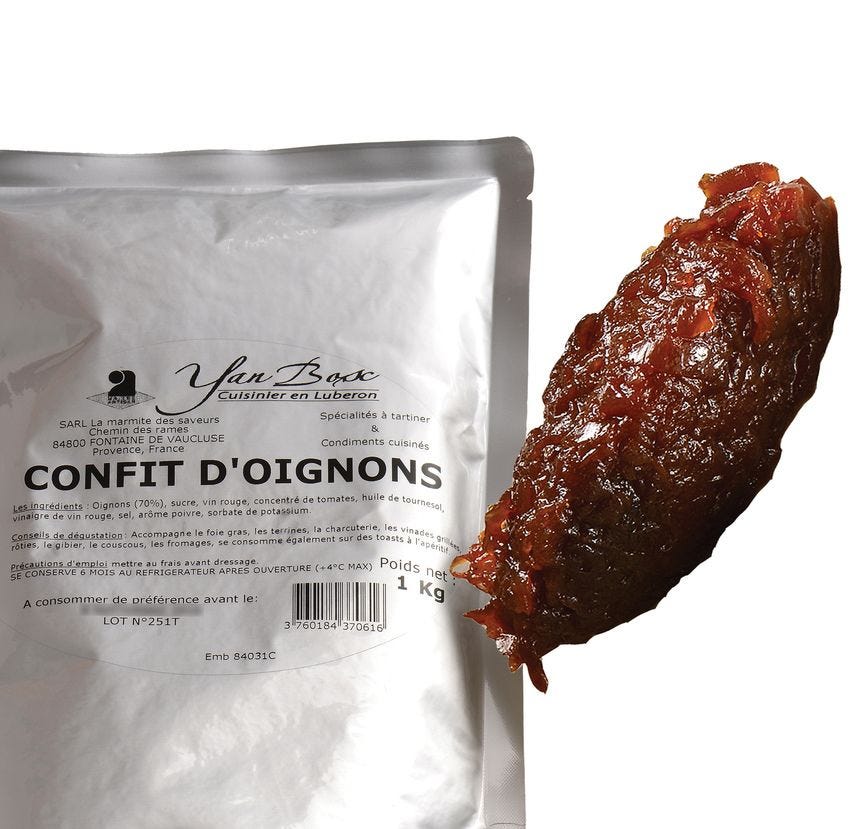 Confit d'oignon artisanal