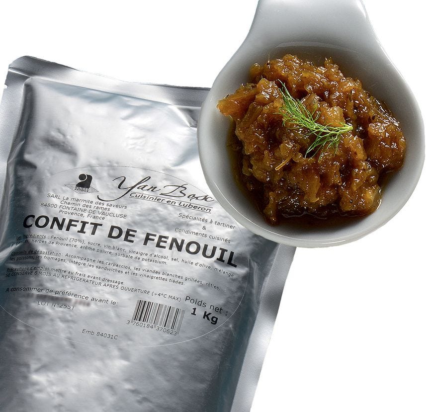 Confit de fenouil artisanal