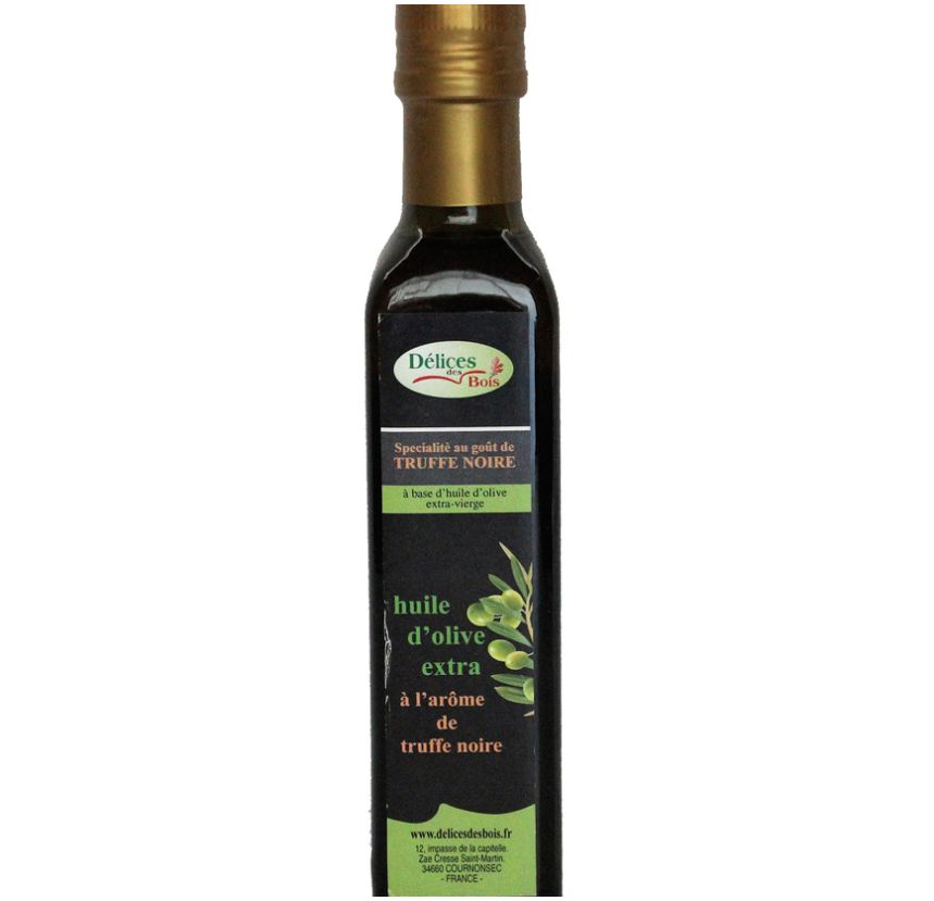 Huile olive vierge extra à l'arôme de truffe noire