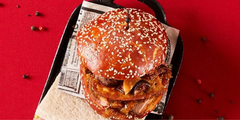 burger noel canard
