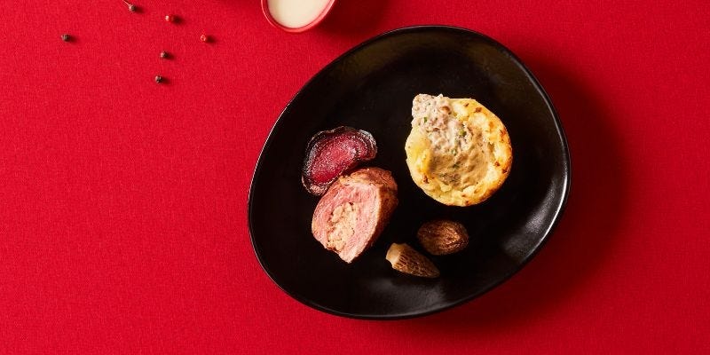 plat fetes canette