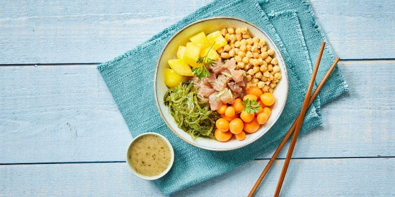 poke bowl wakame