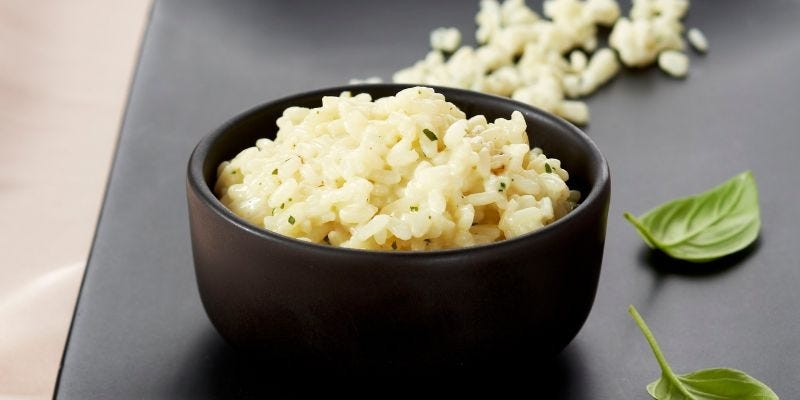 risotto pesto fruits mer