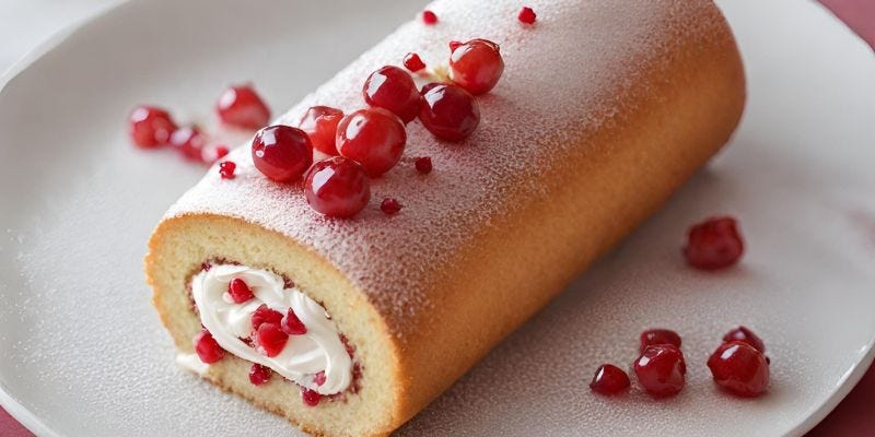 roule genoise fruits rouges